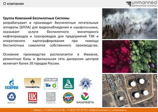 Аэрофотосъемка БПЛА Supercam ГК Беспилотные Системы | PPT