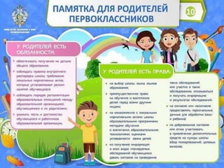 Все, что надо знать родителям первоклассников
