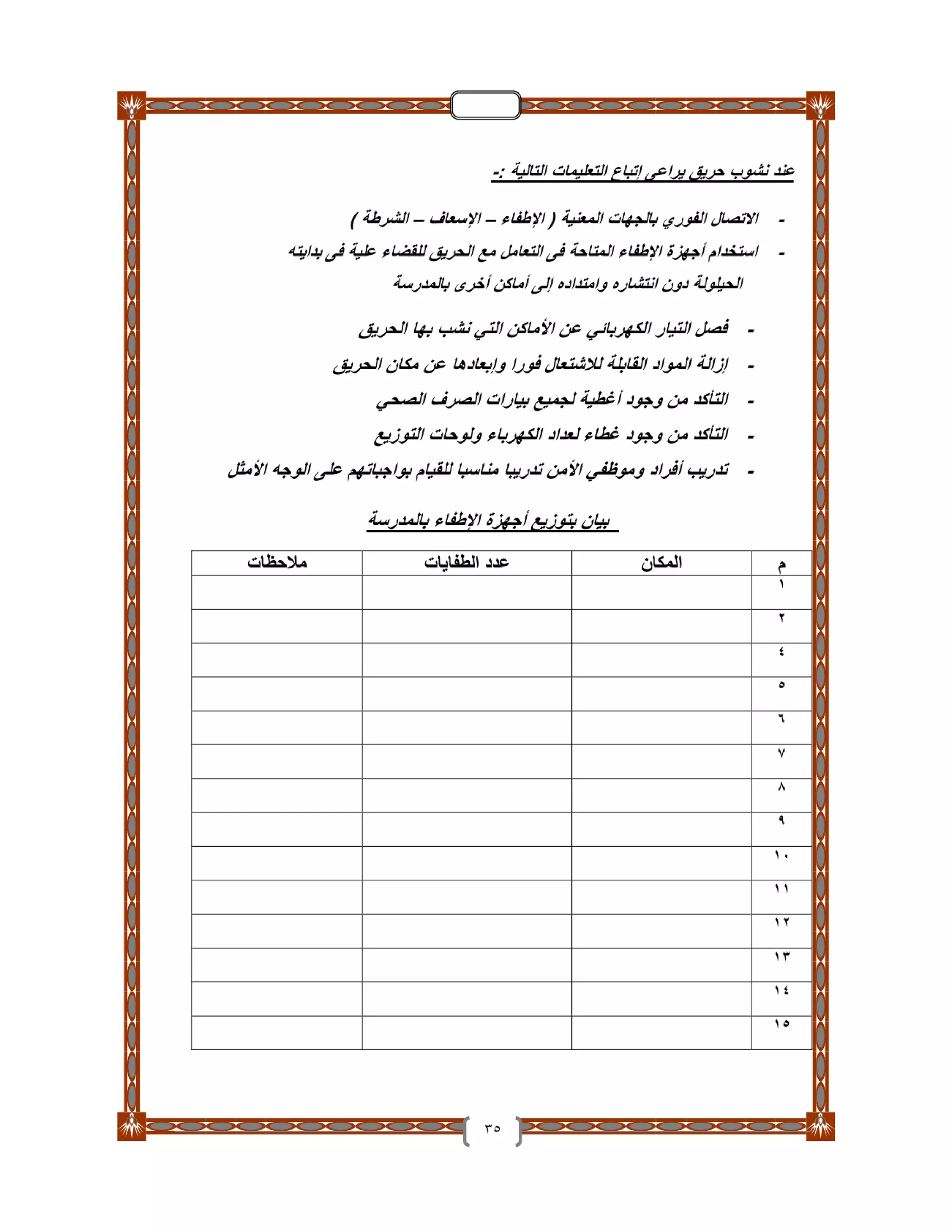 دليل تأمين الطلاب والمدارس والعاملين بـ التربية والتعليم
