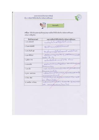 ตัวอย่างผลงาȨัก๶รียน