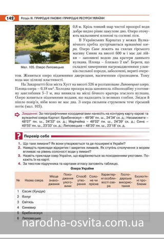 Підручник Географія 8 клас Кобернік, Коваленко 2016 нова програма