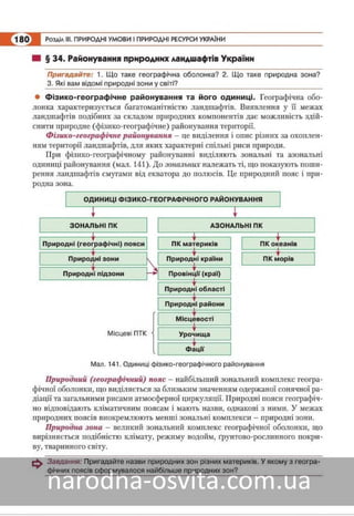 Підручник Географія 8 клас Кобернік, Коваленко 2016 нова програма
