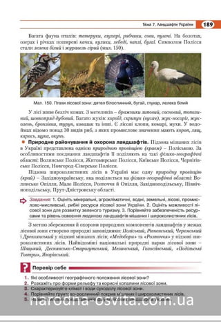 Підручник Географія 8 клас Кобернік, Коваленко 2016 нова програма