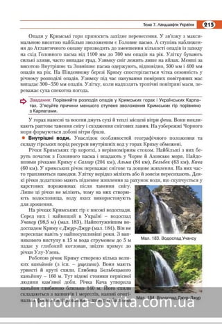 Підручник Географія 8 клас Кобернік, Коваленко 2016 нова програма