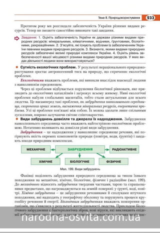 Підручник Географія 8 клас Кобернік, Коваленко 2016 нова програма