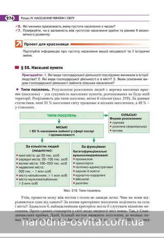 Підручник Географія 8 клас Кобернік, Коваленко 2016 нова програма