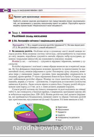 Підручник Географія 8 клас Кобернік, Коваленко 2016 нова програма