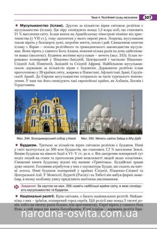 Підручник Географія 8 клас Кобернік, Коваленко 2016 нова програма