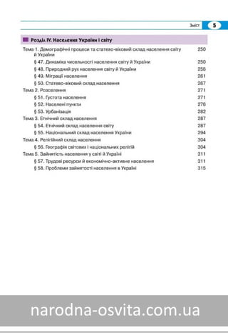Підручник Географія 8 клас Кобернік, Коваленко 2016 нова програма