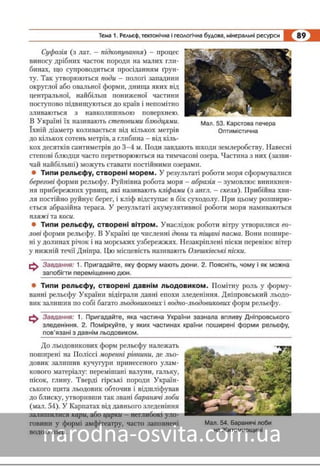 Підручник Географія 8 клас Кобернік, Коваленко 2016 нова програма