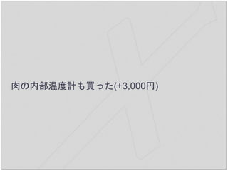 肉の内部温度計も買った(+3,000円)
 