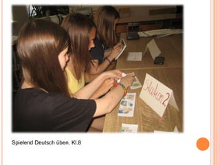 Spielend Deutsch üben. Kl.8
 
