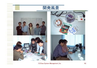 （C）Eiwa System Management, Inc 43
開発風景	
 