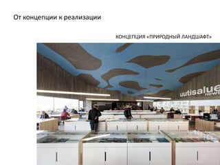 От концепции к реализации
КОНЦЕПЦИЯ «ПРИРОДНЫЙ ЛАНДШАФТ»
 