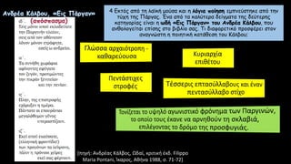 [πηγή: Ανδρέας Κάλβος, Ωδαί, κριτική έκδ. Filippo
Maria Pontani, Ίκαρος, Αθήνα 1988, σ. 71-72]
4 Εκτός από τη λαϊκή μούσα και η λόγια ποίηση εμπνεύστηκε από την
τύχη της Πάργας. Ένα από τα καλύτερα δείγματα της δεύτερης
κατηγορίας είναι η ωδή «Εις Πάργαν» του Ανδρέα Κάλβου, που
ανθολογείται επίσης στο βιβλίο σας. Τι διαφορετικό προσφέρει στον
αναγνώστη η ποιητική κατάθεση του Κάλβου;
 