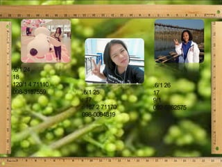 .6/1 24
18
120/1 4 71110
098-3187559 .6/1 25
: 17
: 167 2 71170
098-0094819
.6/1 26
17
9/1
092-5862575
 