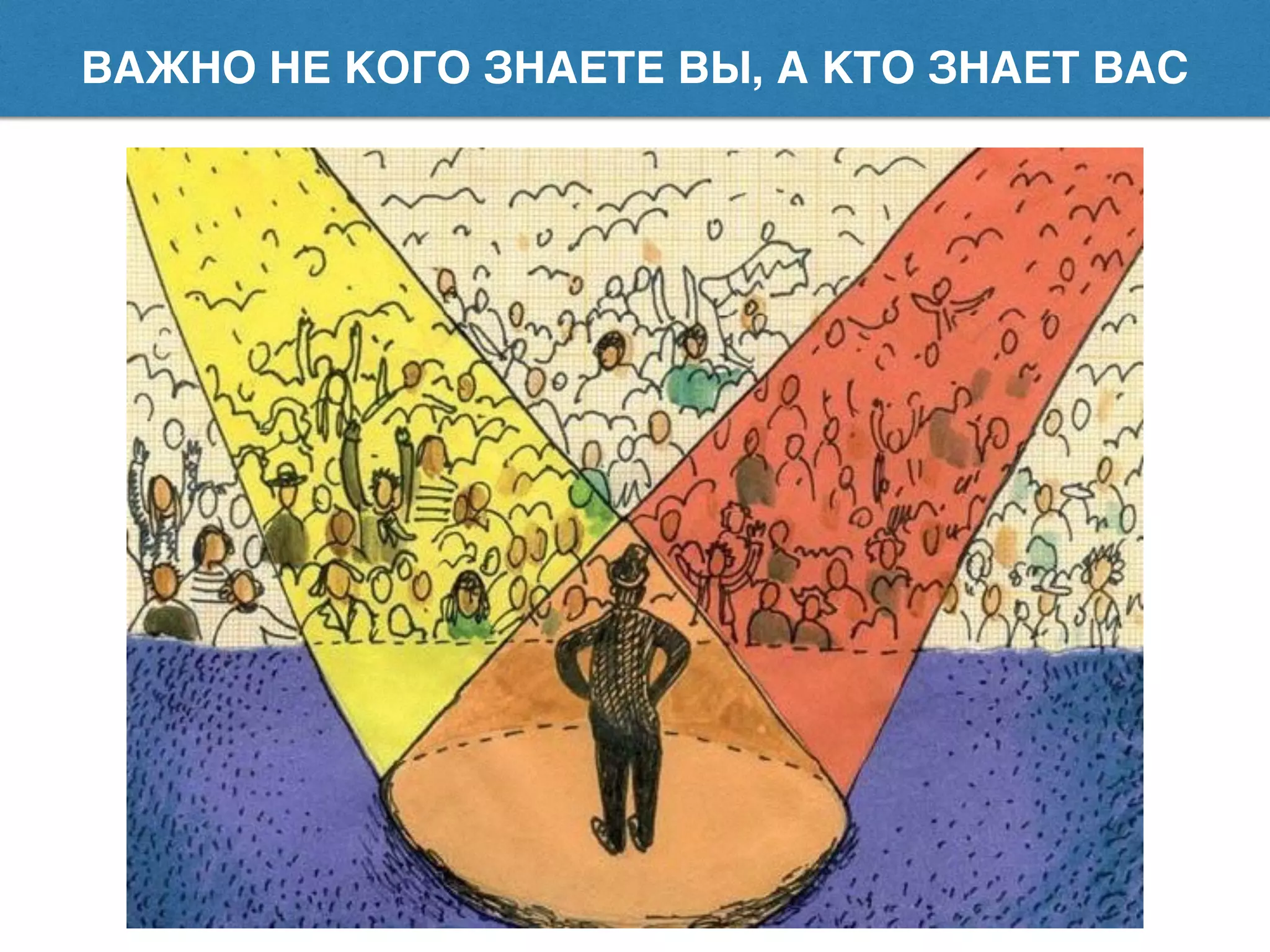 ВАЖНО НЕ КОГО ЗНАЕТЕ ВЫ, А КТО ЗНАЕТ ВАС
 