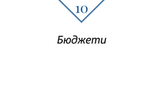 Бюджети
10
 