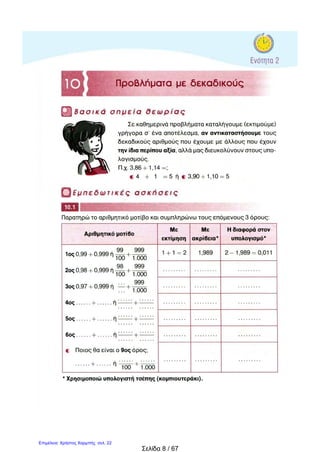 Σελίδα 8 / 67
Επιμέλεια: Χρήστος Χαρμπής σελ. 22
 