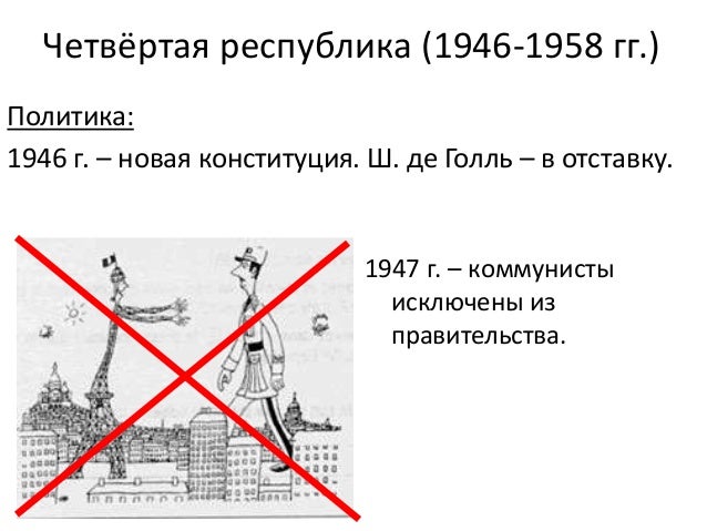 четвертая республика во франции конституция 1946 г