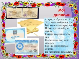 Мої
дипломи
 