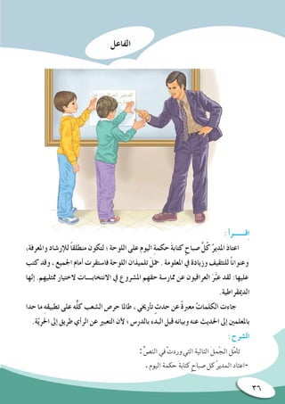 قواعد اللغة العربية للصف السادس الابتدائي Slide 36