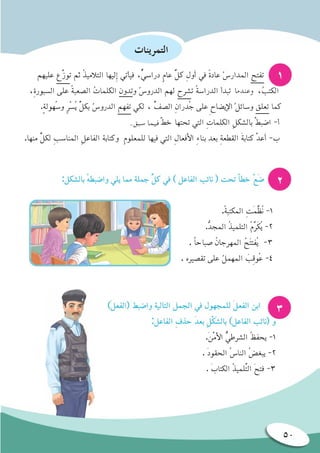 قواعد اللغة العربية للصف السادس الابتدائي Slide 50