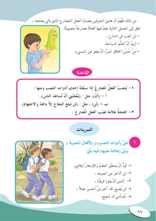 قواعد اللغة العربية للصف السادس الابتدائي Slide 66