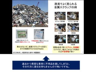 違法かつ悪質な業者に不用品を渡してしまうと、
その行方に責任を持ちませんので怖いですね。
 