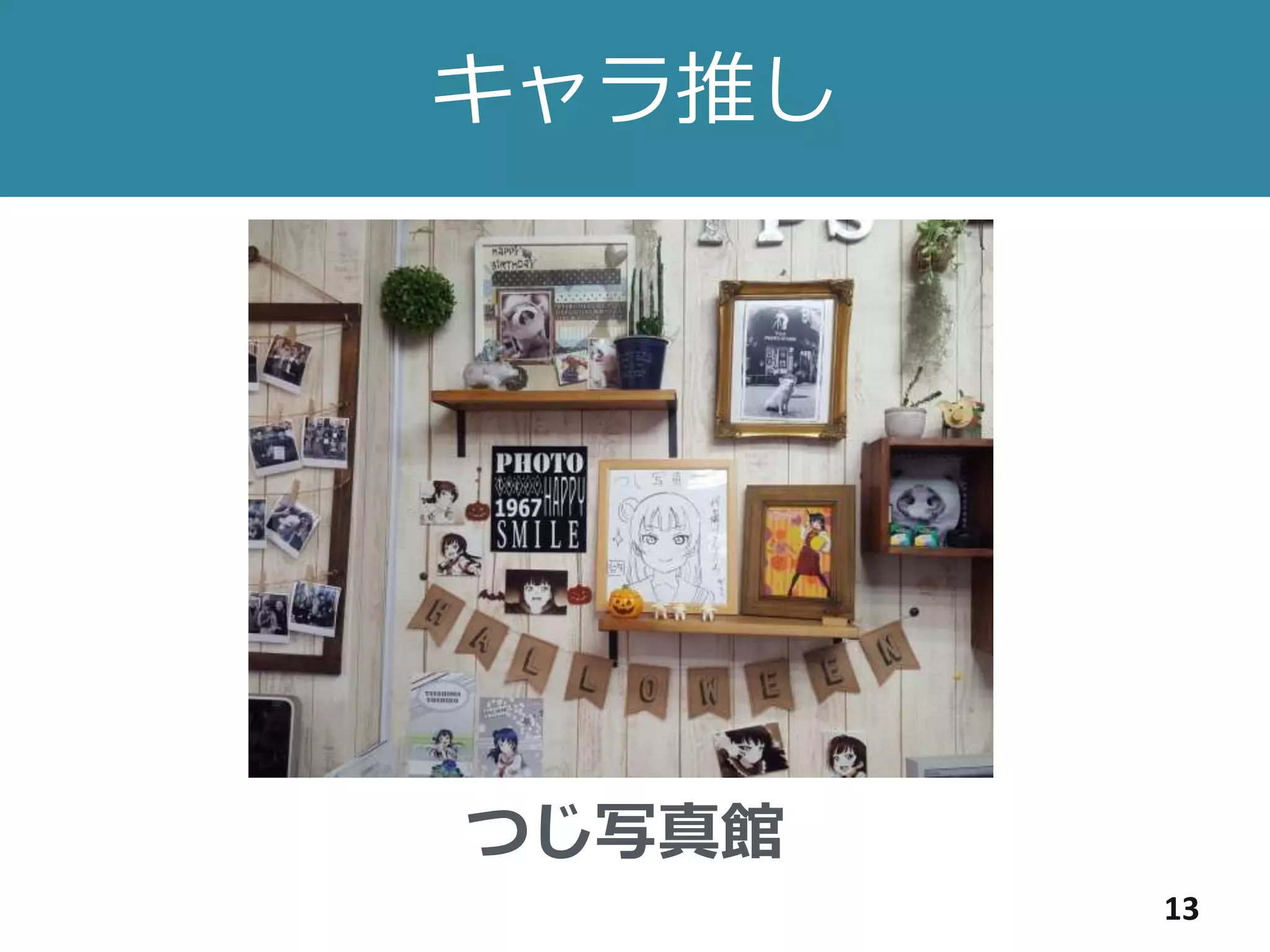 キャラ推し
13
つじ写真館
 