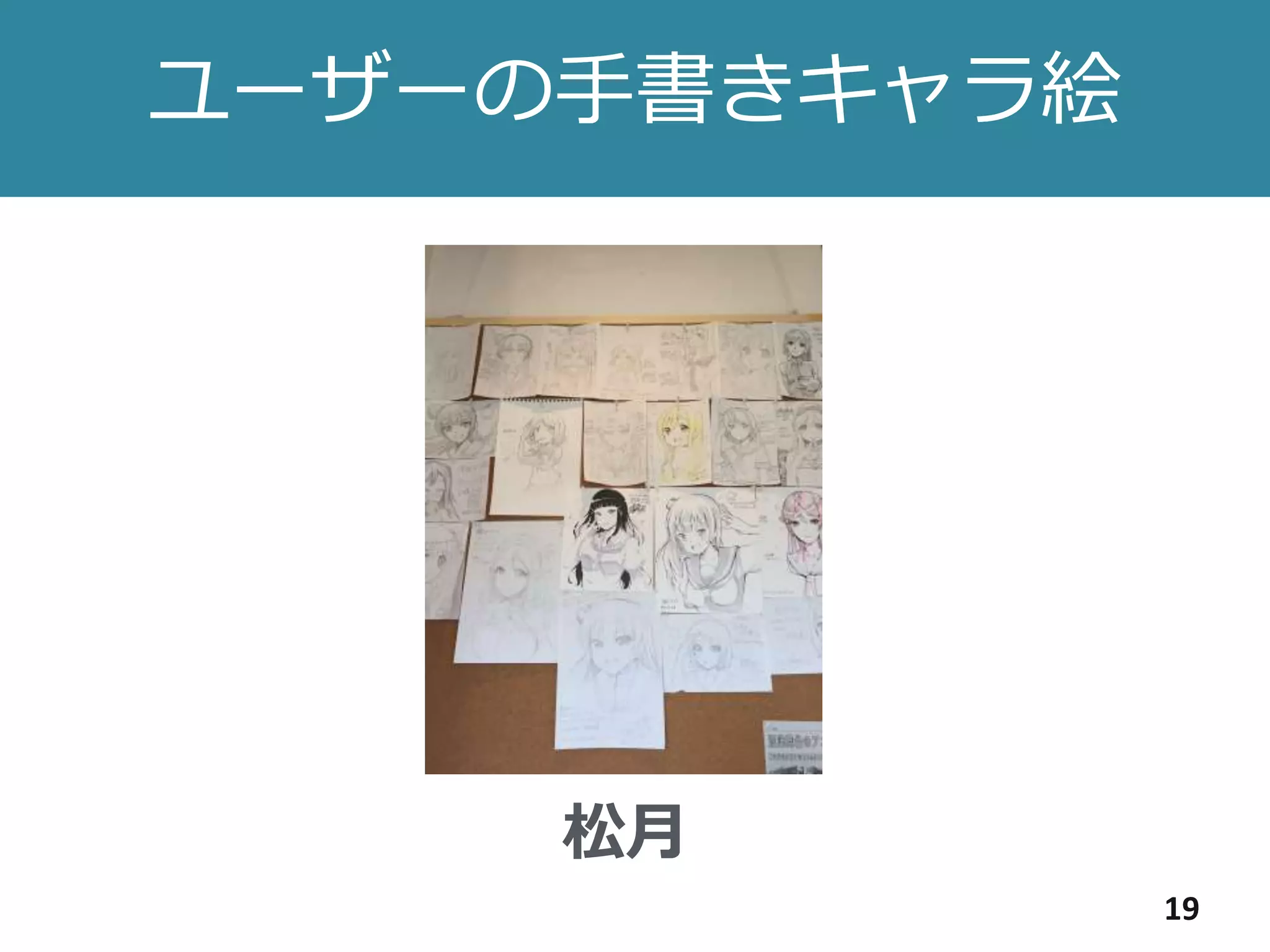 ユーザーの手書きキャラ絵
19
松月
 