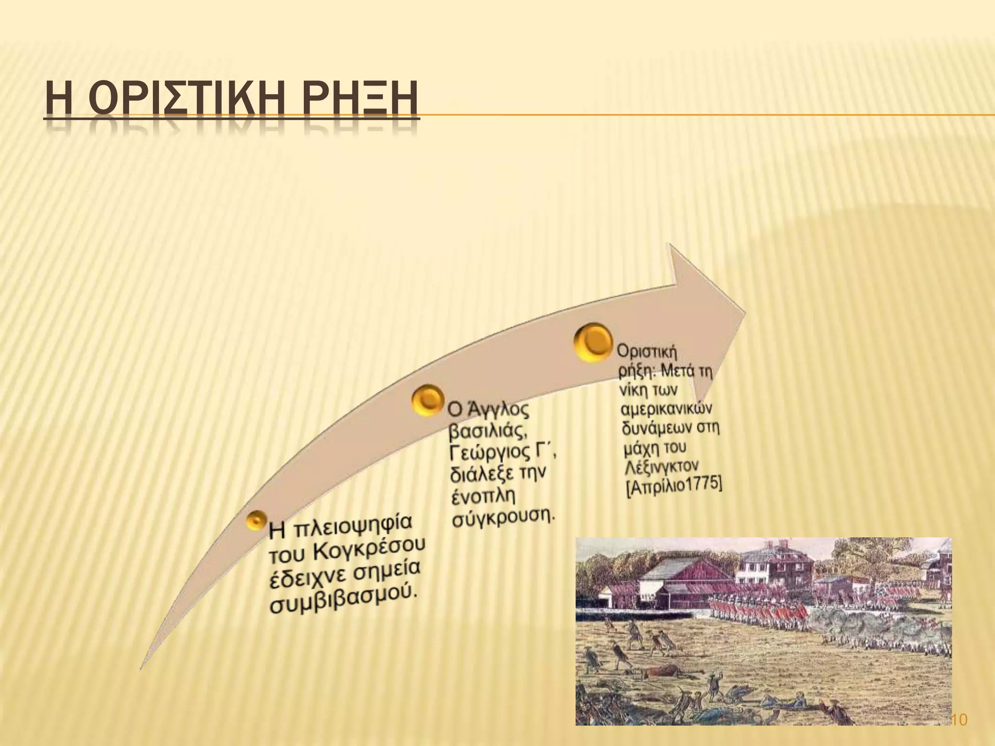 Η ΟΡΙΣΤΙΚΗ ΡΗΞΗ
10
 