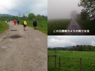 この日携帯カメラが雨で水没
 