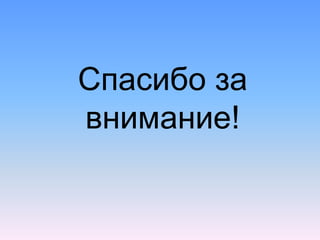 Спасибо за
внимание!
 
