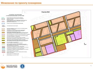 5
Межевание по проекту планировки
Участок №4