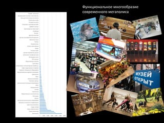 Функциональное многообразие
современного мегаполиса
 