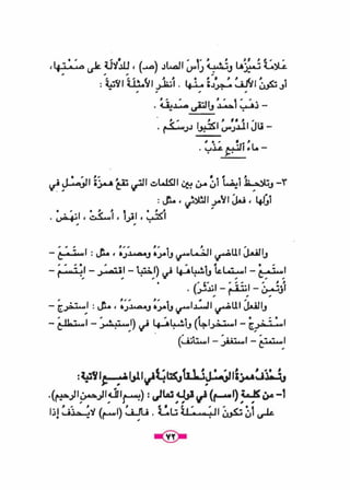 كتاب الاملاء للمرحلة المتوسطة