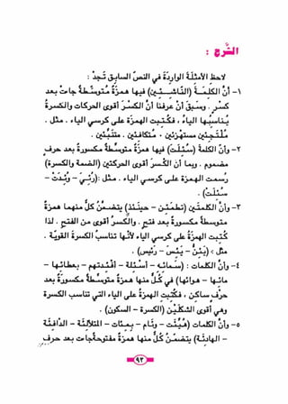 كتاب الاملاء للمرحلة المتوسطة