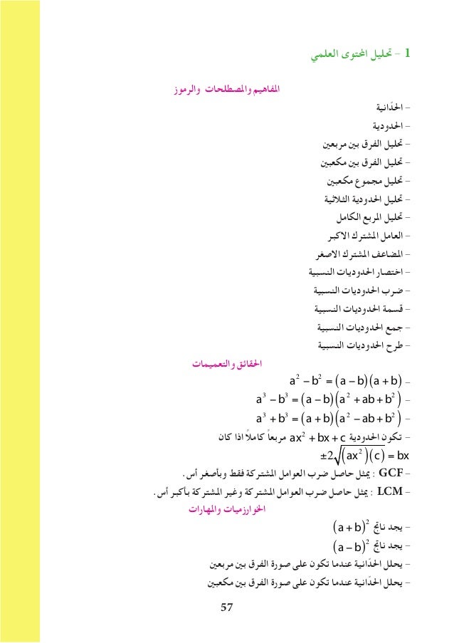 كتاب دليل مدرس الرياضيات للصف الثالث متوسط