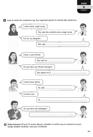 نشاط اللغة الانكليزية للصف الرابع الاعدادي