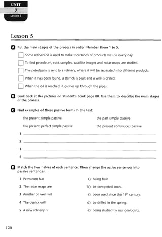 نشاط اللغة الانكليزية للصف الرابع الاعدادي