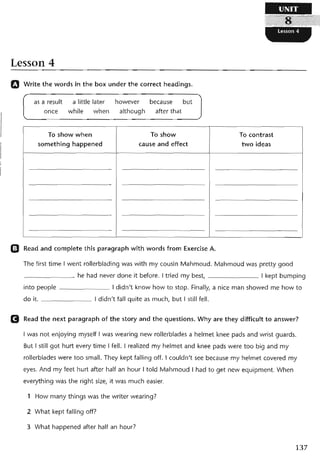 نشاط اللغة الانكليزية للصف الرابع الاعدادي