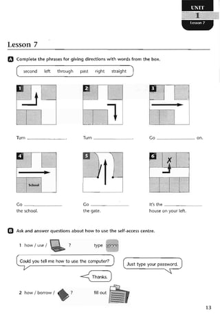 نشاط اللغة الانكليزية للصف الرابع الاعدادي