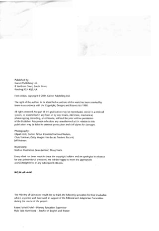 نشاط اللغة الانكليزية للصف الرابع الاعدادي