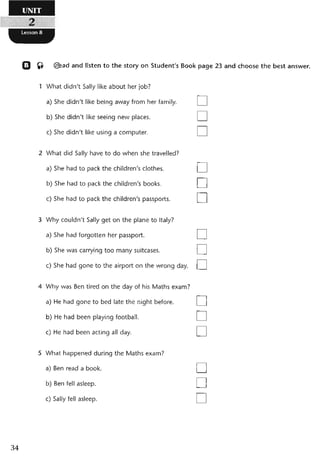 نشاط اللغة الانكليزية للصف الرابع الاعدادي