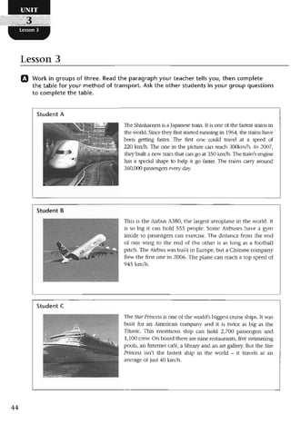 نشاط اللغة الانكليزية للصف الرابع الاعدادي