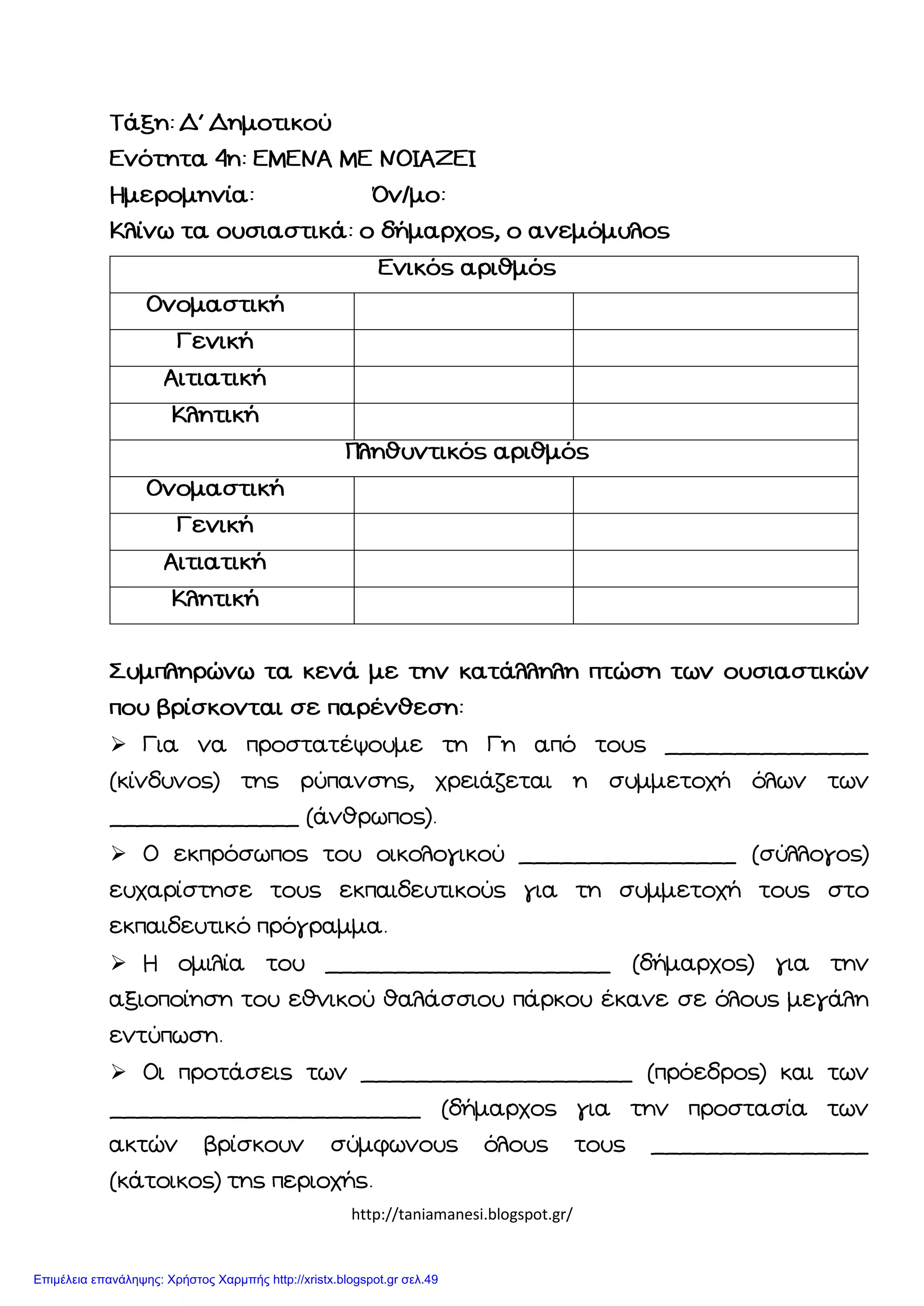 http://taniamanesi.blogspot.gr/




Επιμέλεια επανάληψης: Χρήστος Χαρμπής http://xristx.blogspot.gr σελ.49
 