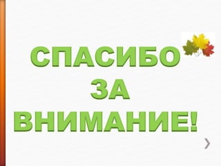 СПАСИБО
ЗА
ВНИМАНИЕ!
 