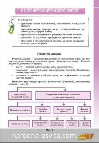 Підручник Основи Здоров'я 8 клас Бех, Воронцова, Пономаренко, Страшко