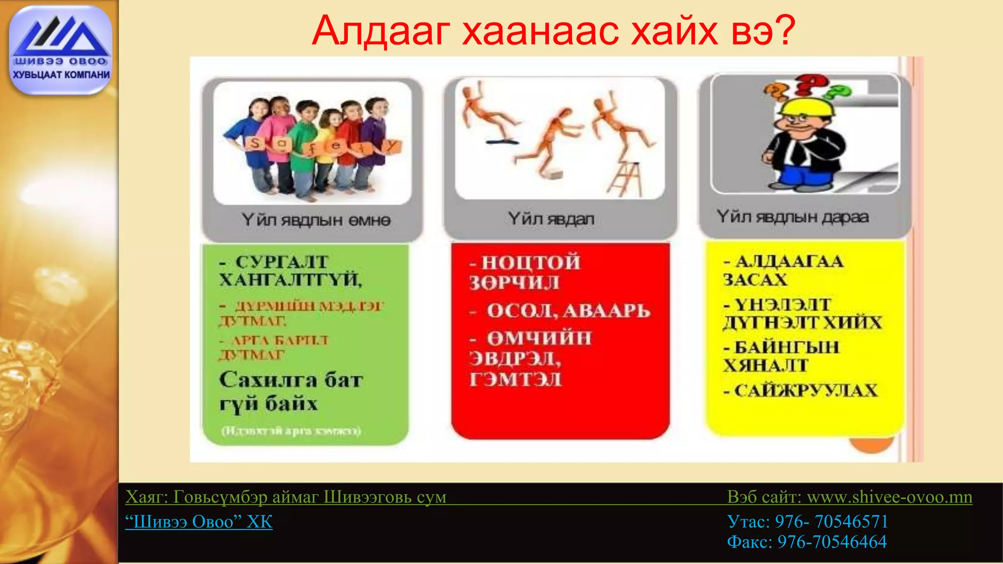 аюул | PPT